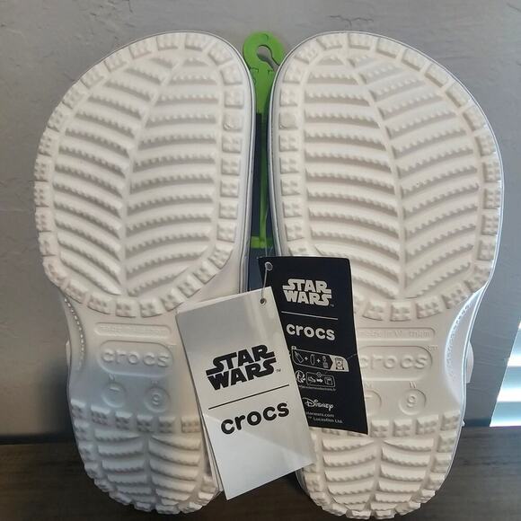 Star Wars R2-D2 Crocs Classic Clog W Sz 9 M7 White Droid SciFi Action Lucus Film main image 10